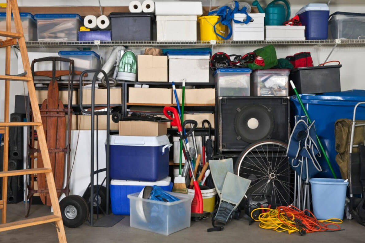 Clutter and stuff we do not need in our homes